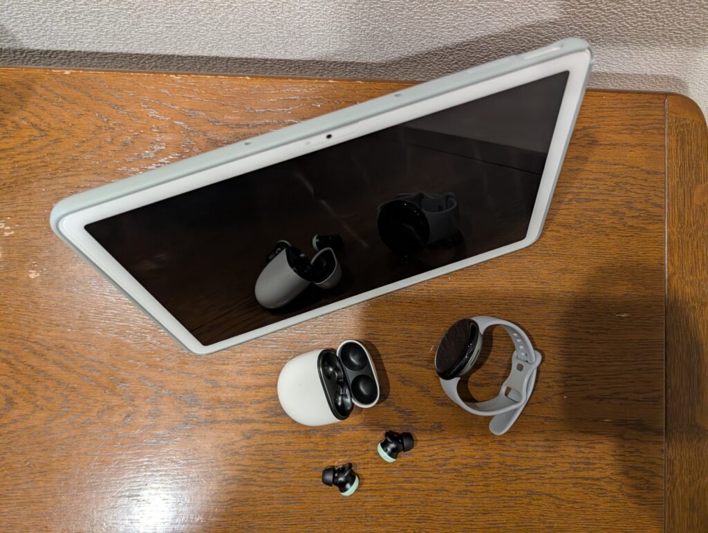 我が家のPixelシリーズ (タブレット、イヤホン、スマートウォッチ)
