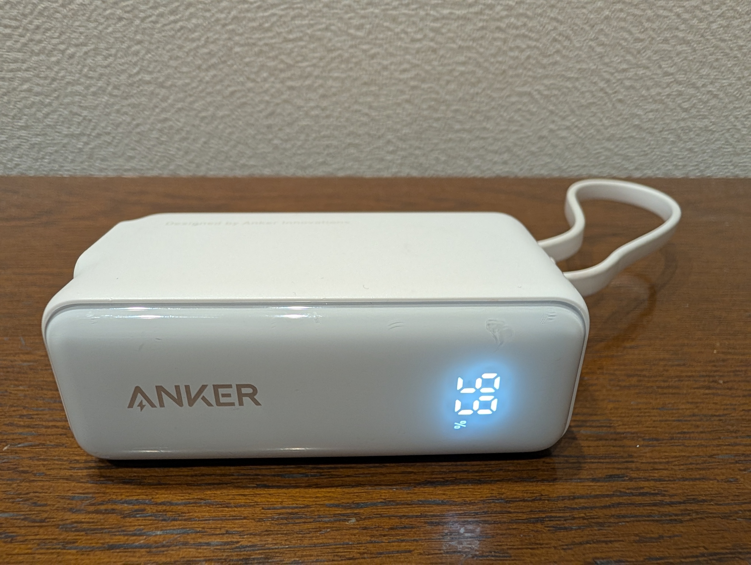 Anker Power Bank (30W, Fusion, Built-In USB-C ケーブル)